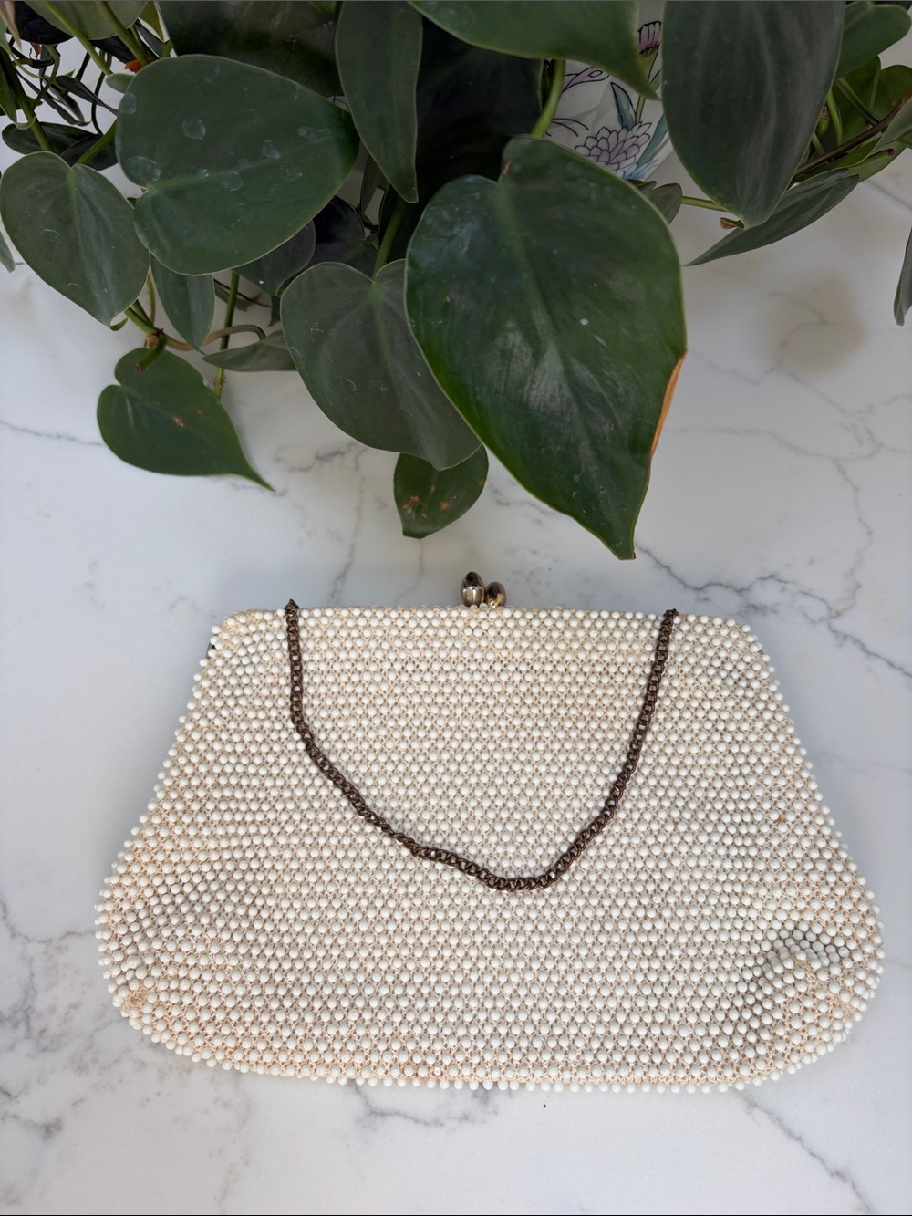 Corde Bead Vintage purse